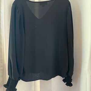 CeCe Black Women's Top size large